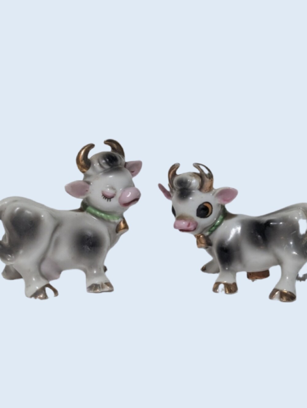 Vintage Cow Salt And Pepper Shakers 1950s